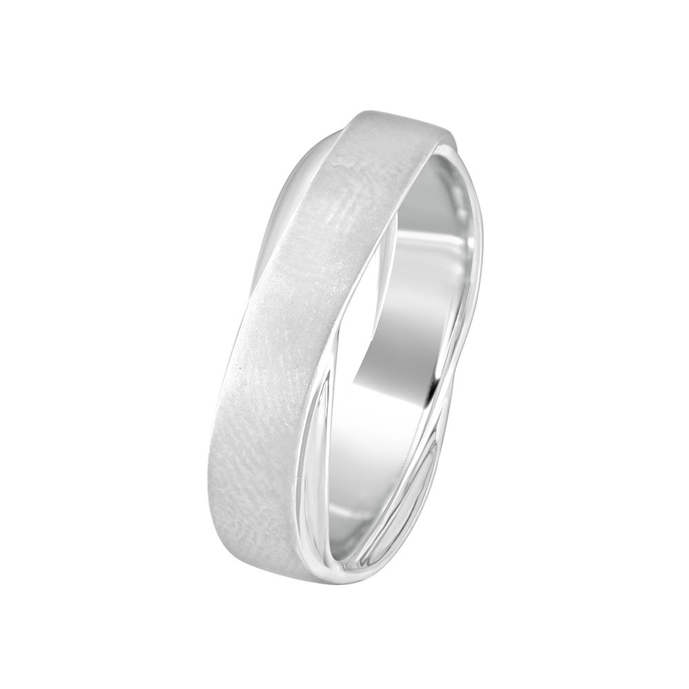 Classic Platinum Ring For Men - 950Pt Platinum - GEMHUB