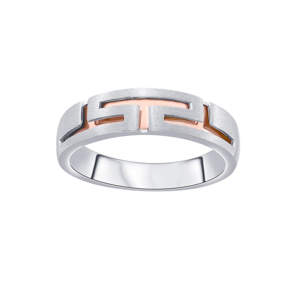 Unique Men's Finger Ring in Platinum - Image 2 - GEMHUB