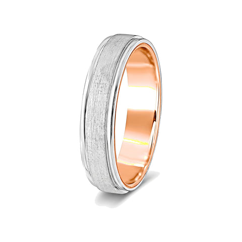 Abstract Platinum Ring For Men - 950Pt Platinum - GEMHUB