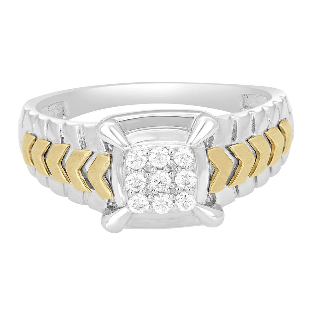 Dazzling Men's Platinum and Diamond Ring - Image 2 - GEMHUB