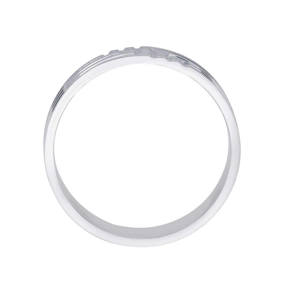 Classic Men's Ring in Platinum - Image 3 - GEMHUB