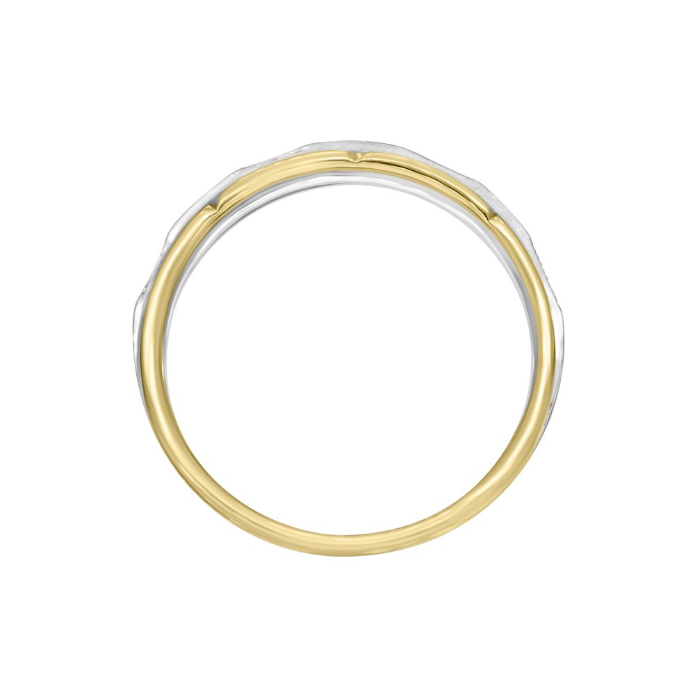 Stunning Platinum Rose Gold Mens Ring - Image 3 - GEMHUB