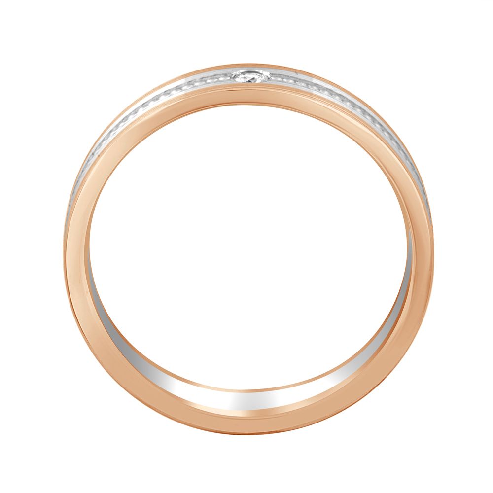 Textured Platinum Finger Ring For Men - Image 3 - GEMHUB