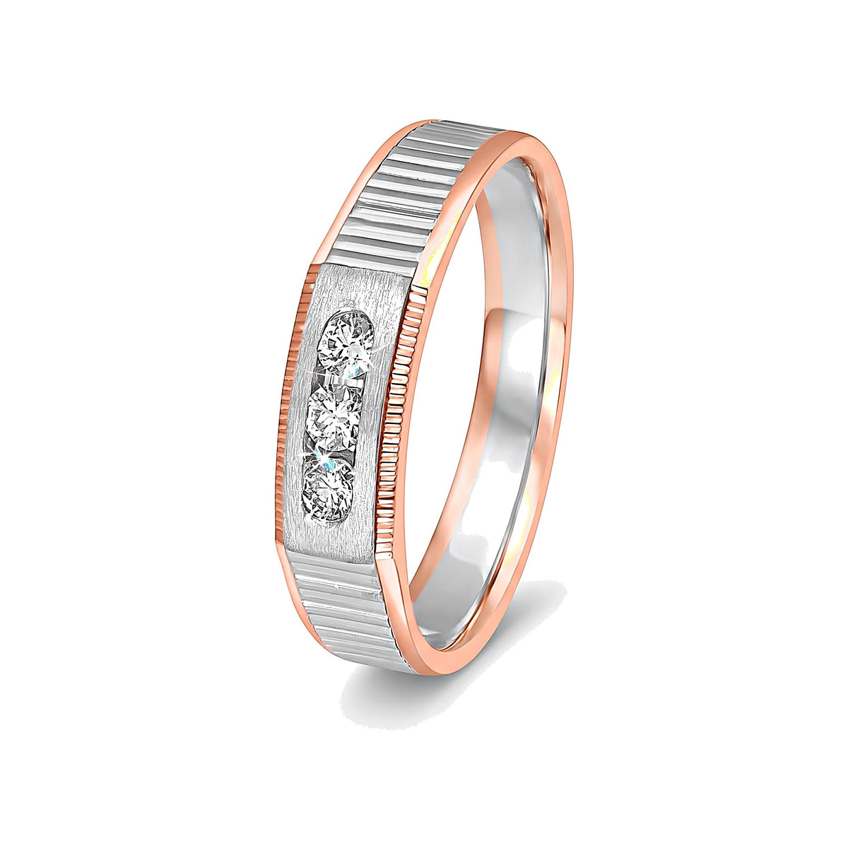 Mesmerising Diamond and Platinum Men's Finger Ring - 950Pt Platinum - GEMHUB