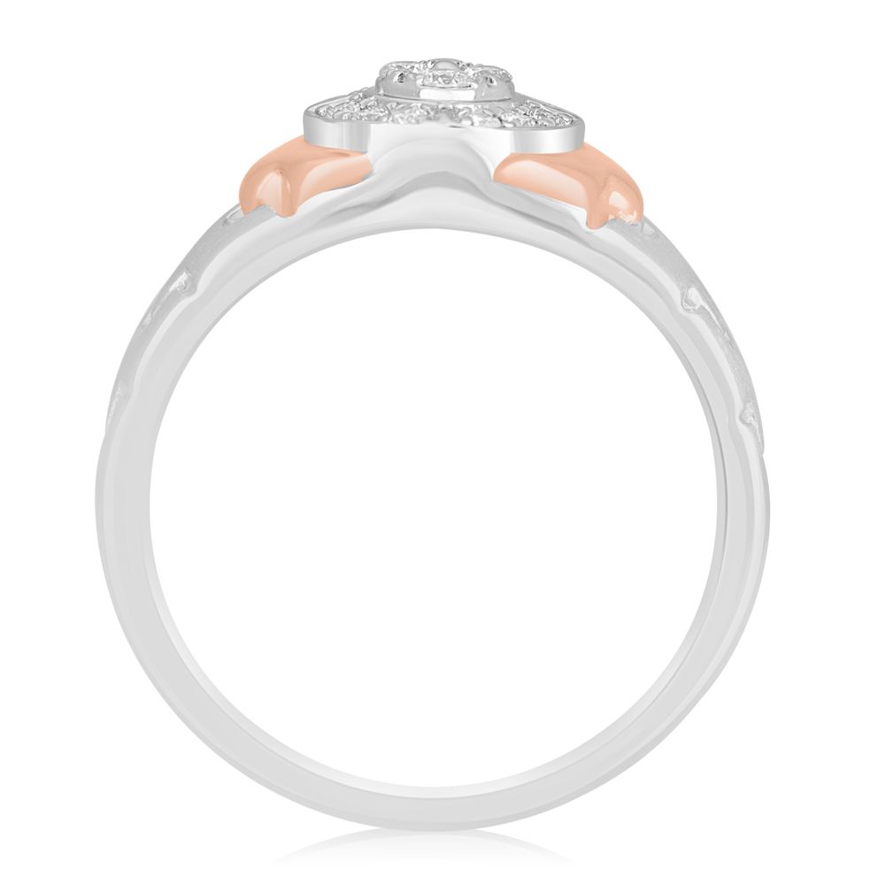 Men's Finger Ring in Eclectic Platinum - Image 3 - GEMHUB