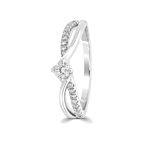 Stylish Platinum Ring - 950Pt Platinum - GEMHUB
