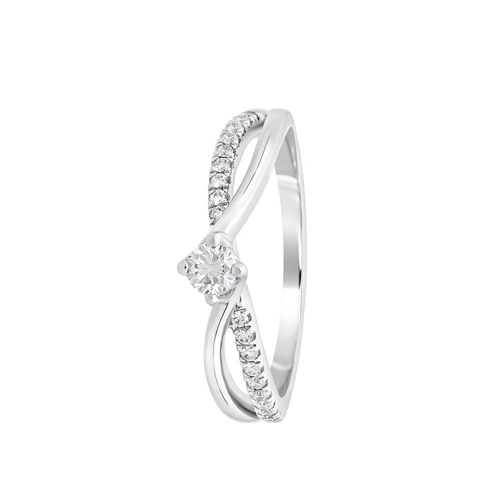 Stylish Platinum Ring - 950Pt Platinum - GEMHUB