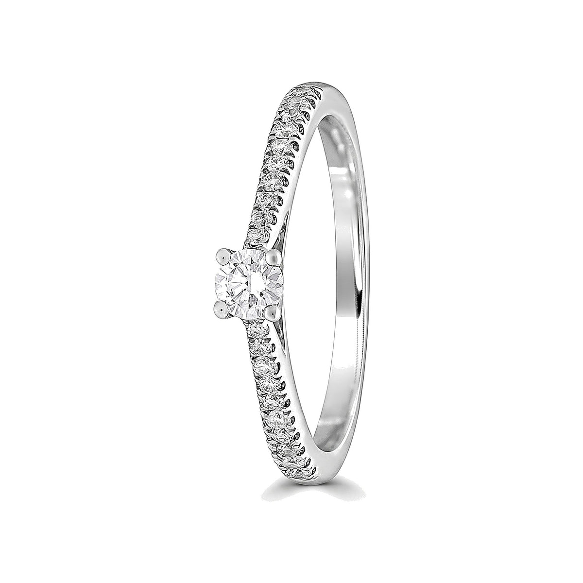 Dazzling Platinum Ring - 950Pt Platinum - GEMHUB