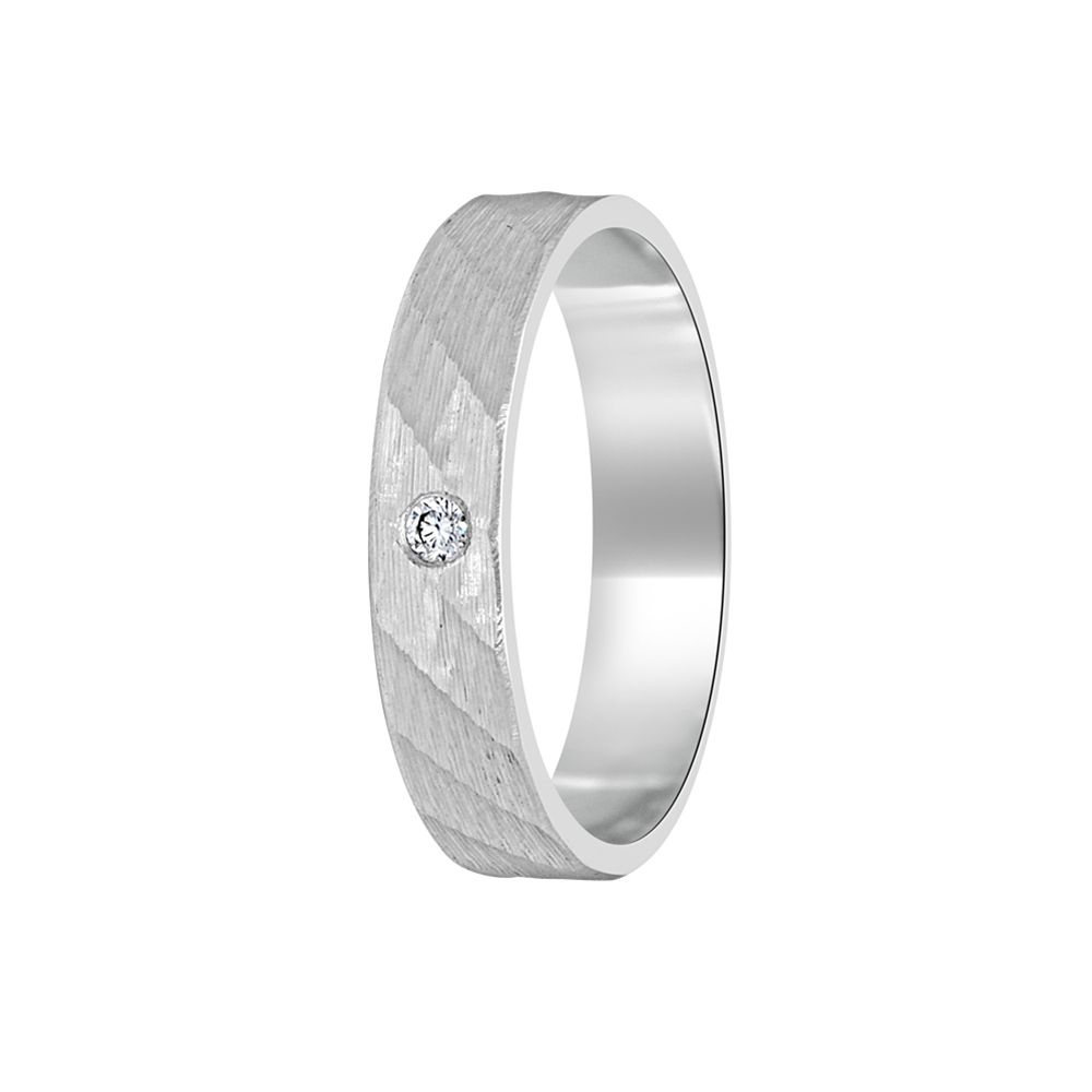 Precious Diamond and Platinum Ring - 950Pt Platinum - GEMHUB