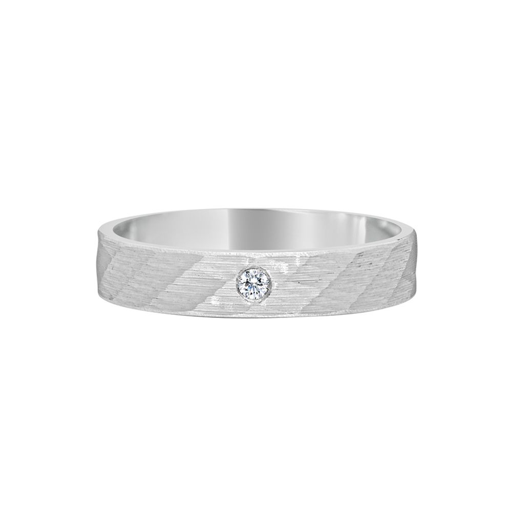 Precious Diamond and Platinum Ring - Image 2 - GEMHUB