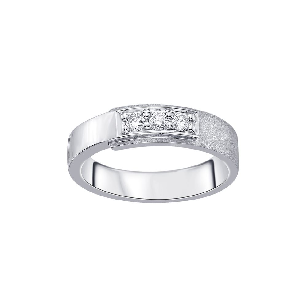 Elegant 950Pt Platinum Men's Band - Image 2 - GEMHUB