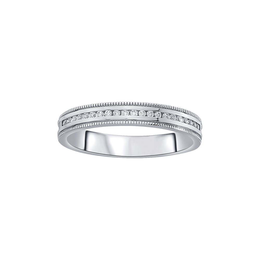 Simple Platinum Ring for Women - Image 2 - GEMHUB