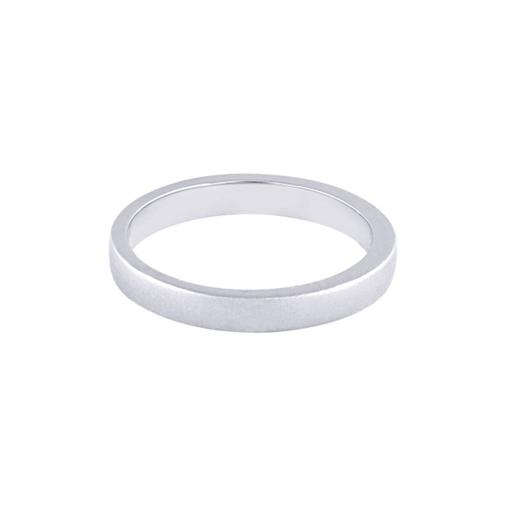 Subtle Platinum Men's Finger Band - Image 2 - GEMHUB