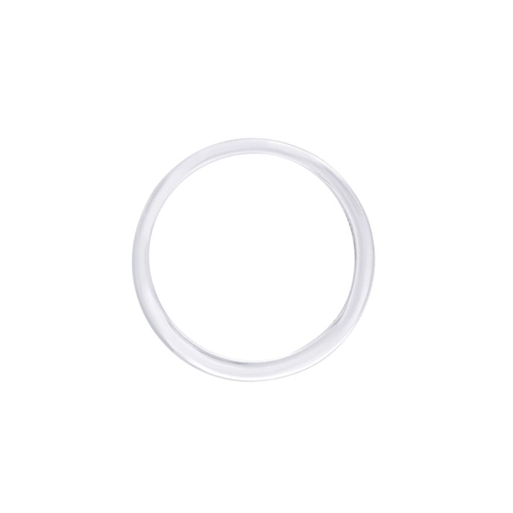 Subtle Platinum Men's Finger Band - Image 3 - GEMHUB
