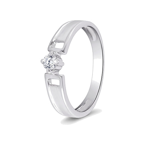 Designer Diamond and Platinum Finger Ring - 950Pt Platinum - GEMHUB