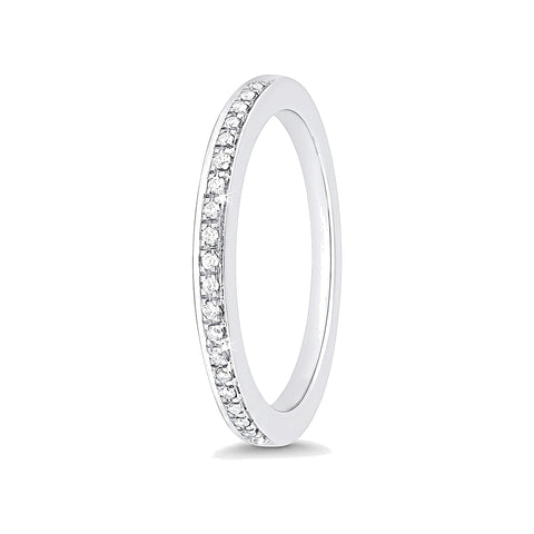 Contemporary Platinum Diamond Ring - 950Pt Platinum - GEMHUB