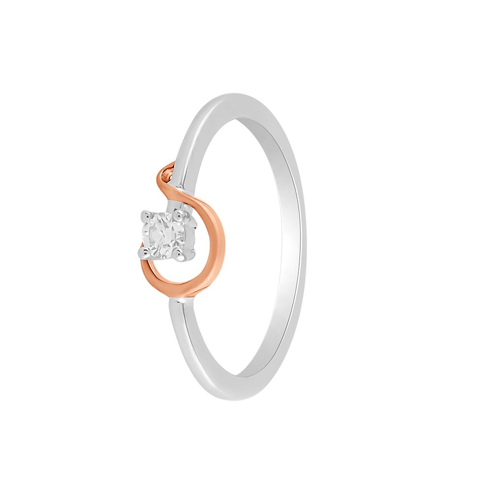 Brilliant Diamond and Platinum Finger Ring - 950Pt Platinum - GEMHUB
