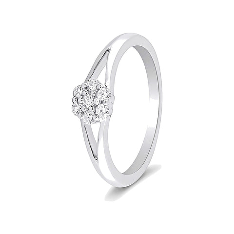 Stunning Diamond Platinum Ring - 950Pt Platinum - GEMHUB