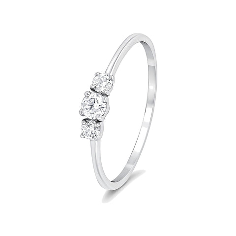 Serenity Solitaire Platinum Diamond Ring - 950Pt Platinum - GEMHUB
