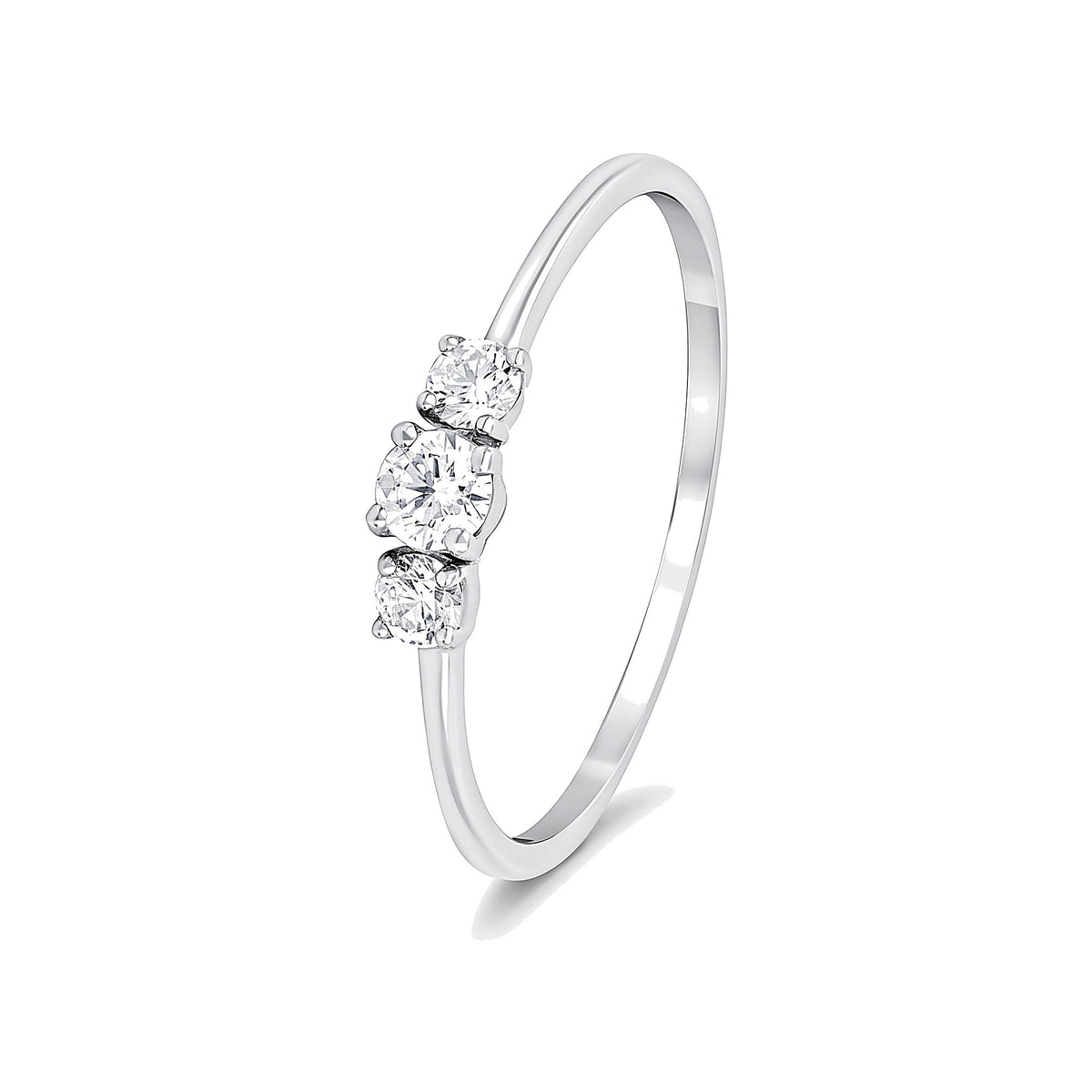 Serenity Solitaire Platinum Diamond Ring - 950Pt Platinum - GEMHUB