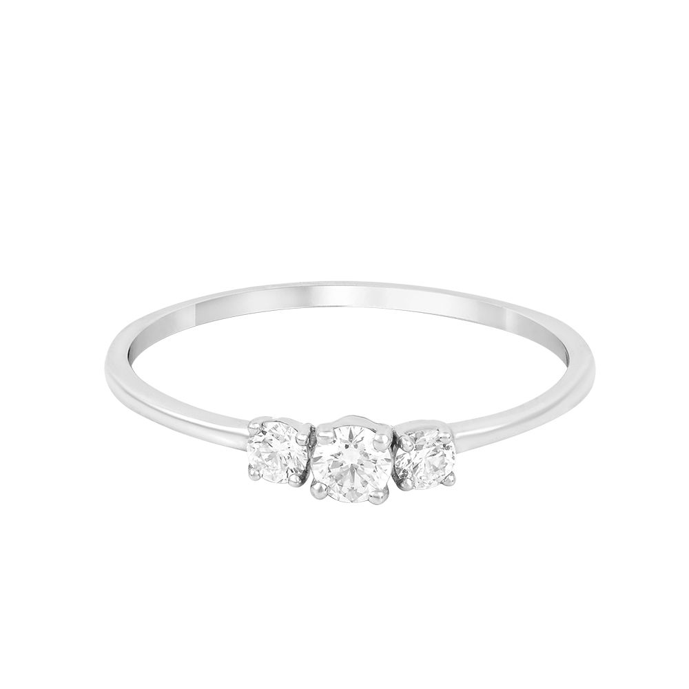 Serenity Solitaire Platinum Diamond Ring - Image 3 - GEMHUB