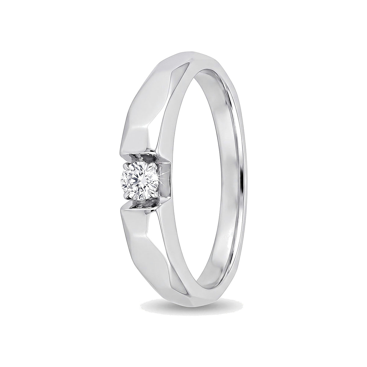Classy Platinum and White Gold Band - 950Pt Platinum - GEMHUB