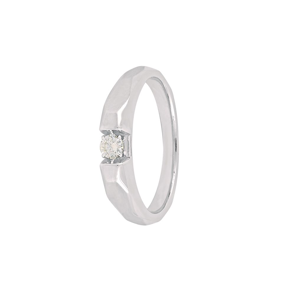 Classy Platinum and White Gold Band - 950Pt Platinum - GEMHUB