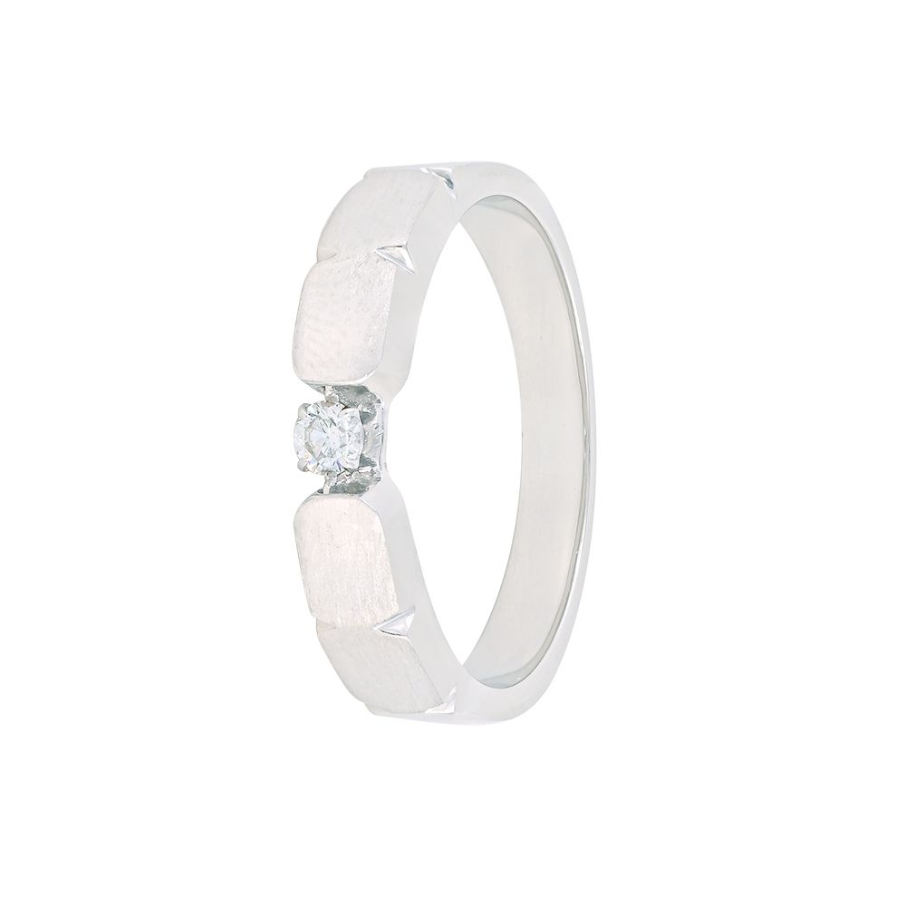 Sophisticated Platinum and Diamond Men's Band - 950Pt Platinum - GEMHUB