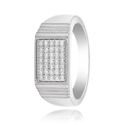 Diamond Sparkle Ring - 950Pt Platinum - GEMHUB
