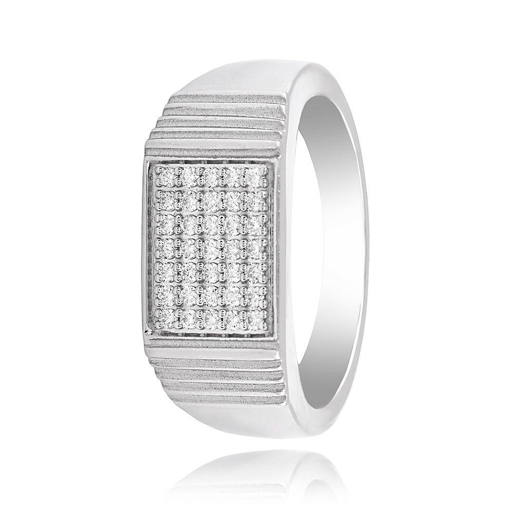 Diamond Sparkle Ring - 950Pt Platinum - GEMHUB