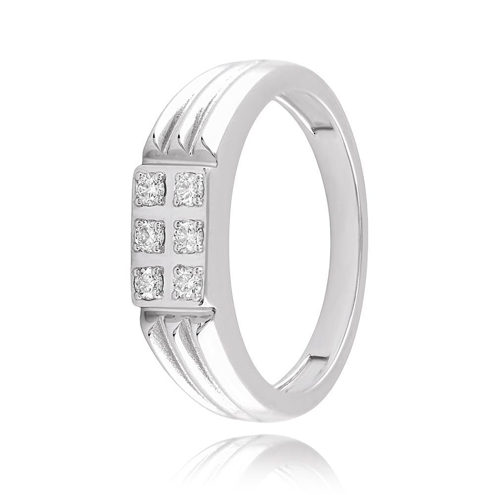 Beautiful Platinum Diamond Ring - 950Pt Platinum - GEMHUB