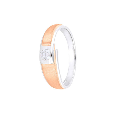 Eclectic Dual Toned Diamond Band - 950Pt Platinum - GEMHUB