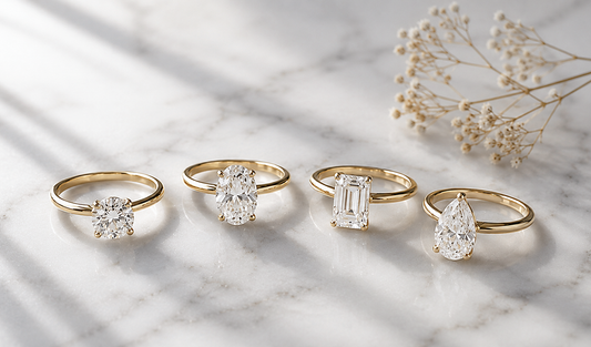 Oval, Emerald, Pear or Round? How to Choose Your Lab-Grown Engagement Ring by Diamond Shape