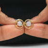 0.40 Ct IGI Certified . Natural Diamond 18KT Gold Stud Earrings gifts for wife