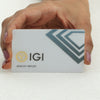0.58 Ct.18KT Rose Gold Pendant And Earrings Set with  Natural Diamonds, IGI Cert