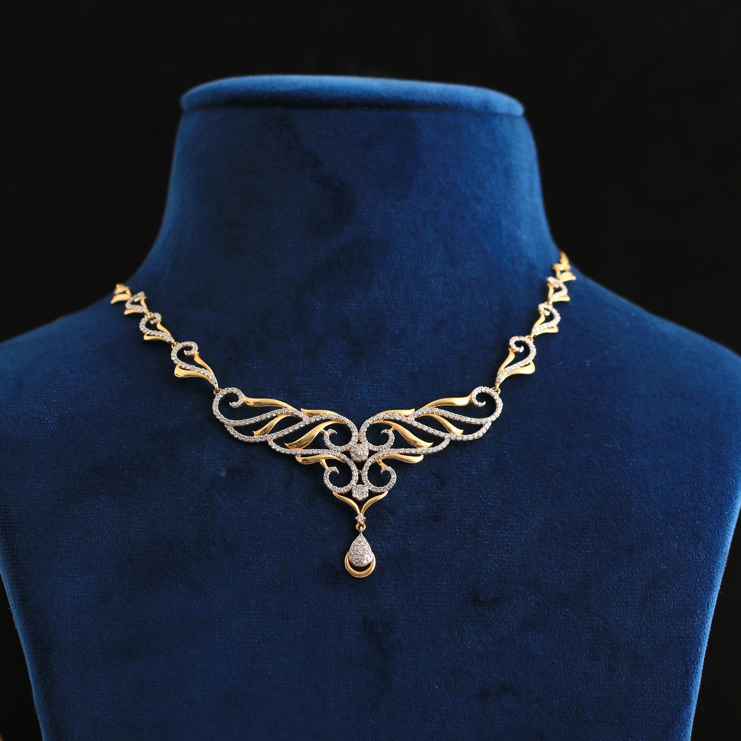Timeless Diamond Necklace & Earrings Set