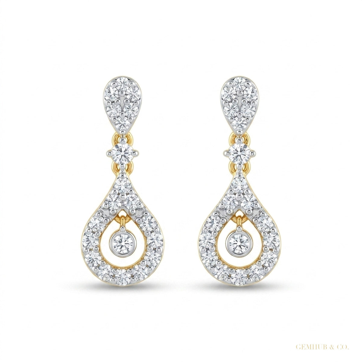 Natural Diamond Stud Earrings