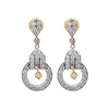 1.05 Ct. IGI Certified Natural Diamond  Dangle Earrings in 18K Yellow Gold