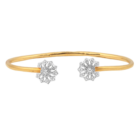 0.57ct Natural Diamond Pavé Bangle