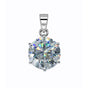 18.50 ct DEW F VS1 Moissanite Pendant in Gold Vermeil Premium Gift for Her Birthday