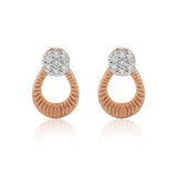 18KT Gold IGI Certified 0.32 Ct. Natural Diamond Stud Earrings gift for wife