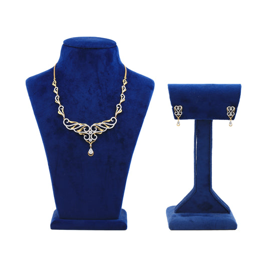 Timeless Diamond Necklace & Earrings Set