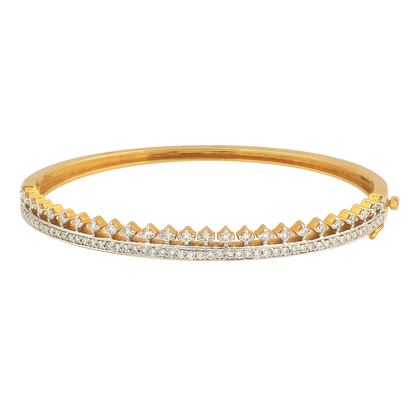 1.18 Ct. IGI Certified Natural Diamond in 18K Solid Gold Bracelets For Women