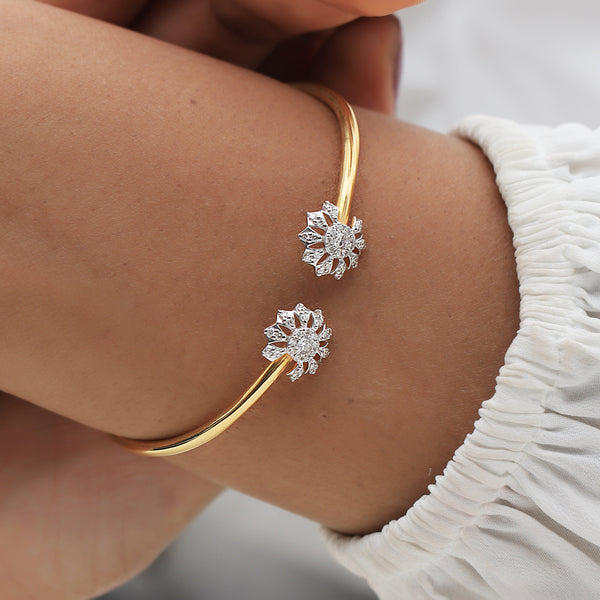0.57ct Natural Diamond Pavé Bangle