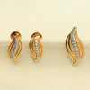 0.13 Ct. Natural Diamond  IGI Certified Pendant And Earrings in 18KT Yellow Gold
