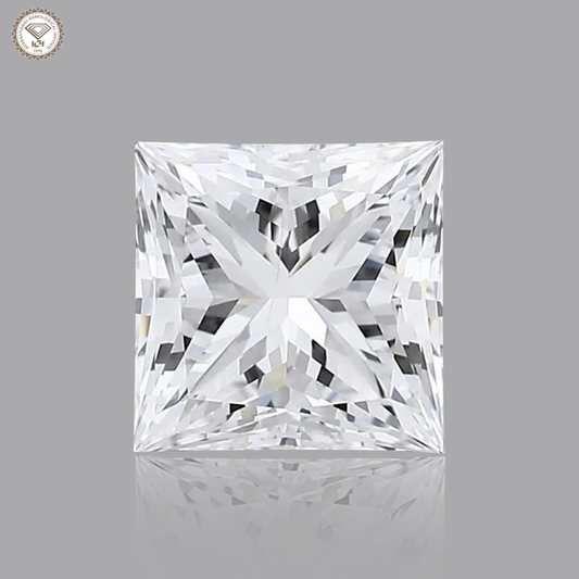 IGI Certified 7.04 Ct. Princess Cut CVD Diamond G Color VS1 Clarity