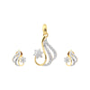 IGI Certified Diamond Pendant Set 0.66 Ct 18K Gold G-H VS Gift for Women