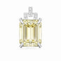 20 ct DEW Certified Champagne Moissanite Pendant Gold Vermeil Anniversary Gift