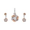 Natural G-H-I VS Diamond Pendant 0.68 ct IGI Certified 18K Gold Necklace