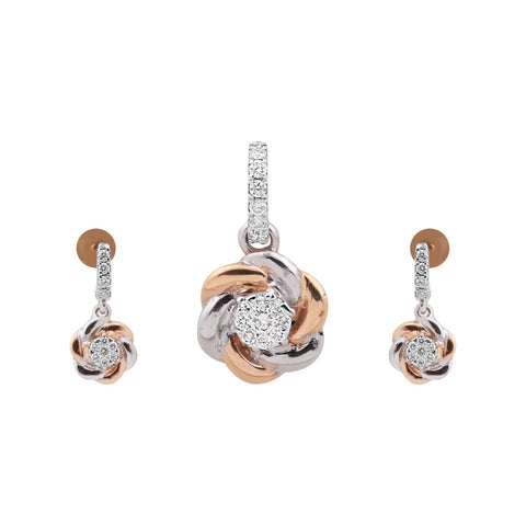 Natural G-H-I VS Diamond Pendant 0.68 ct IGI Certified 18K Gold Necklace